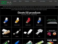 Tablet Screenshot of chiavetteusb.com